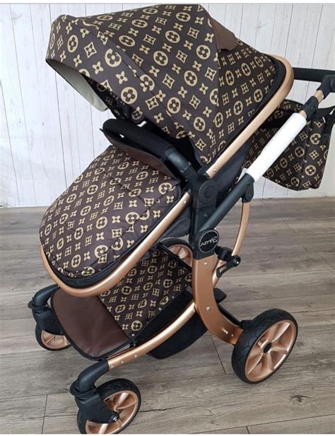 gucci car seat and stroller|louis vuitton gucci baby stroller.